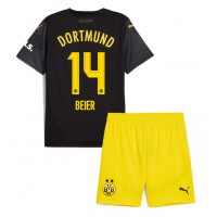 Borussia Dortmund Maximilian Beier #14 Bortatröja Barn 2024-25 Kortärmad (+ Korta byxor)